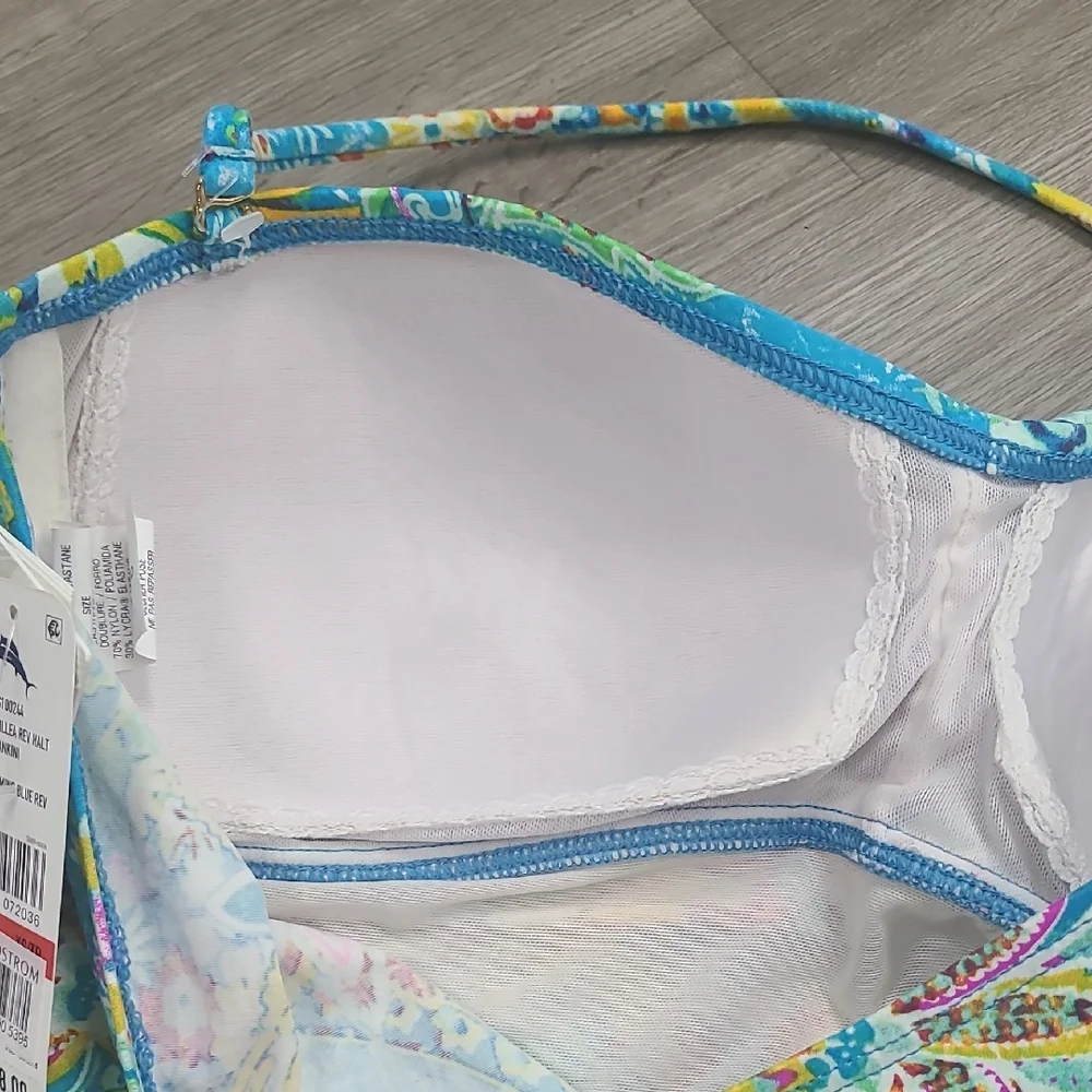 Tommy Bahama Paisley Tankini Top Size XS NWT